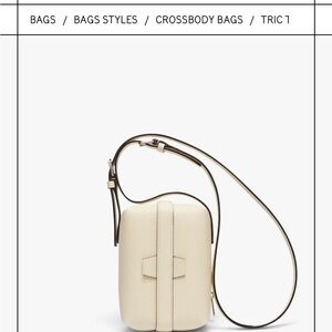 Valextra Tric Trac Bag Pragamena White